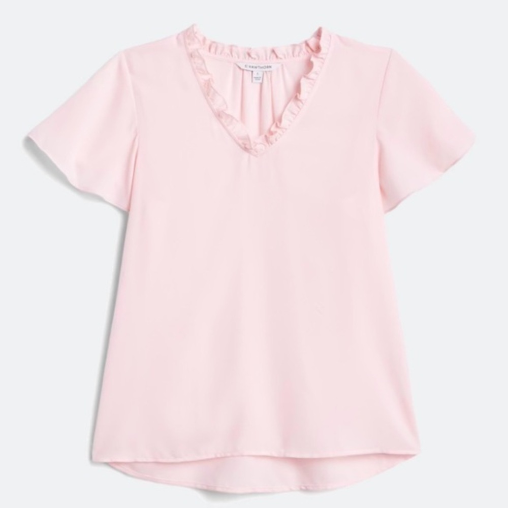 41 Hawthorne Darcy Ruffle Sleeve Blouse | M